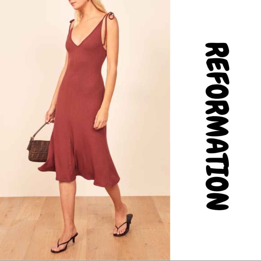 NWT Reformation Shandy Dress